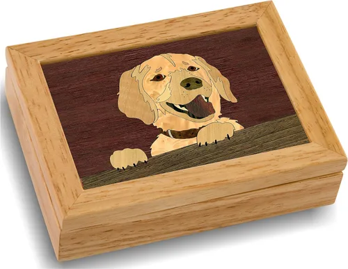 Vista 10 de Joyero de madera para perros, almacenamiento para anillos