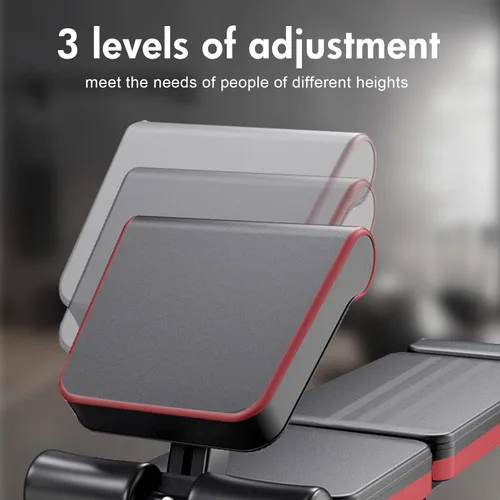 Vista 6 de ALSO GO Adjustable Weight Bench, Workout Benches with Leg Extension, Foldable Incline Decline Bench Press, Roman Chair, Full Body Strength Training