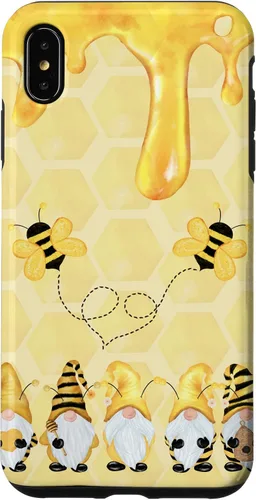 Vista 11 de Carcasa divertida para iPhone 16 con diseño de gnomos de abejorros para Halloween