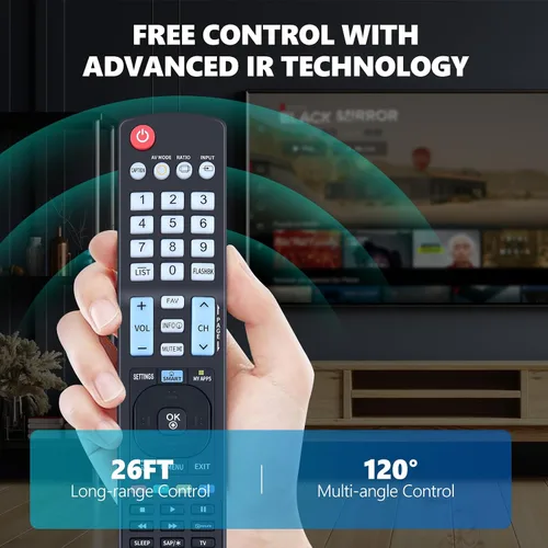 Vista 4 de PZL AKB74455416 Reemplazo para control remoto LG TV 65LF6300 42LF6500 43LF6300 32LF595B 43LF5900 49LF5900 55LF5950 50LF5800 55LF5800 32LF. 580B