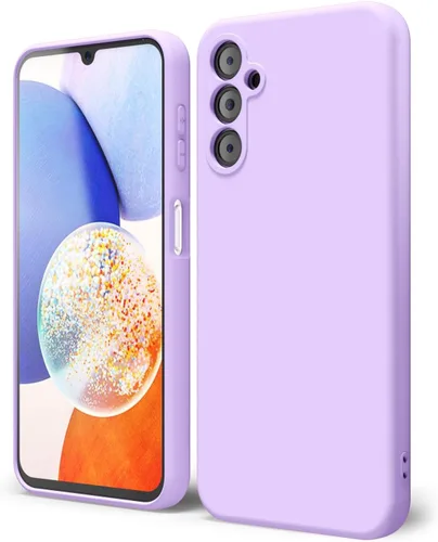 Vista 34 de oakxco Funda para teléfono Samsung Galaxy A12 con agarre de silicona líquida, linda delgada fina suave cubierta de gel de goma TPU lisa para mujeres