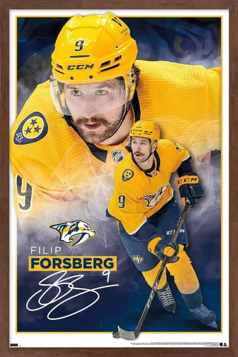 Vista 10 de Trends International NHL Nashville Predators - Póster de pared de Filip Forsberg 23