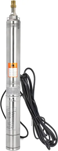Vista 21 de Bomba sumergible de pozo profundo, bomba de pozo profundo de 1 HP de 110 V de acero inoxidable con caja de control y cable de alimentación de 50