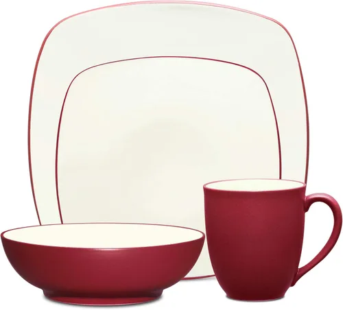 Vista 10 de Noritake Colorwave Blue - Juego de 4 piezas para colocar cuadrado