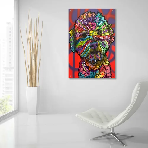Vista 8 de Epic Art 'Wrigley' de Dean Russo, arte de pared de vidrio acrílico, 24 x 36 pulgadas
