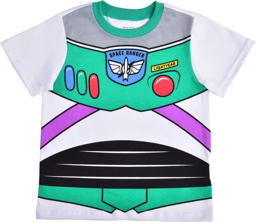 Vista 2 de Disney Toy Story - Conjunto de camiseta y pantalón deportivo para niños pequeños y pequeños, azulamarillo o verdegris