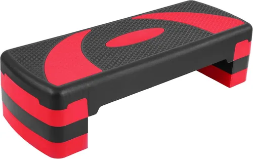 Vista 12 de BalanceFrom 31-inch Aerobic Step Platform Trainer with 3 Adjustable Risers Negro