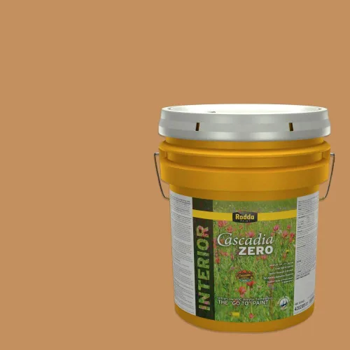 Vista 214 de Rodda Paint CASCADIA ZERO - Pintura plana e imprimación para interiores en uno, cuarto de galón, crema de ballet