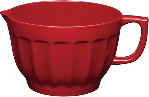 Vista 10 de UP UPware Tazón de melamina estilo Latte con boquilla de vertido, mango y base antideslizante, mango de agarre para mezclar y verter fácilmente