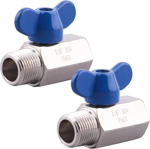 Vista 8 de DERNORD Válvula de bola de acero inoxidable Mini rosca NPT (1" hembra y macho)