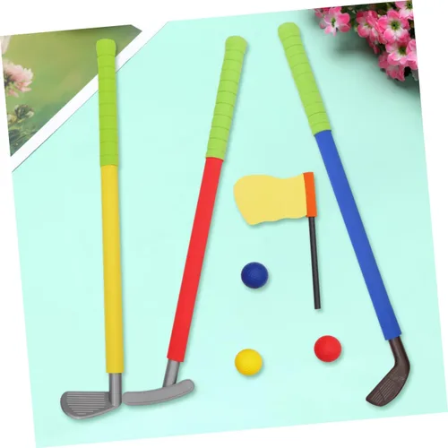 Vista 2 de YARNOW 1set Boys and Girls Outdoor Golf Set Parent-boy Girl Toy for Fun Playtime Safe Nbr Material for Kindergarten Sports and Family Bonding