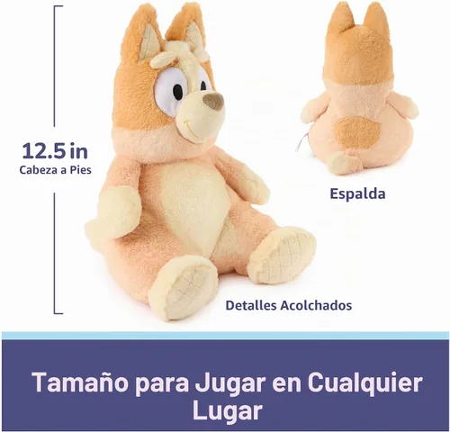 Vista 4 de GUND Bluey Oh So Snuggly Bingo - Peluche oficial de 12.5 pulgadas, a partir