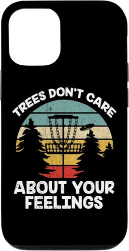 Vista 11 de Funda para iPhone 12 mini Trees Dont Care About Your Feelings Disc Golf Player Case