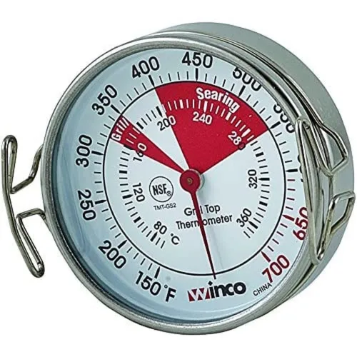 Vista 6 de Winco Termómetro digital de esfera de 1-1/4 pulgadas con sonda de 4-3/4 pulgadas