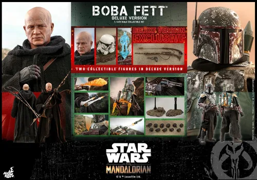 Vista 16 de Hot Toys 1:6 Boba Fett DX - El mandaloriano