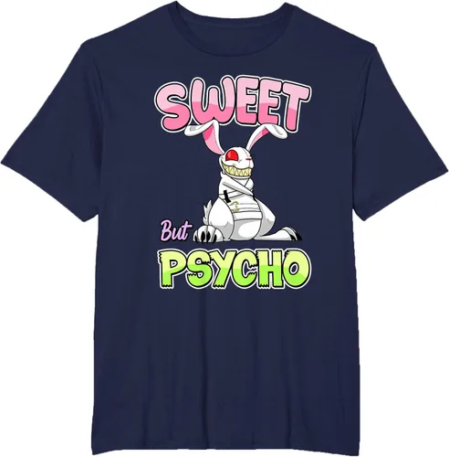 Vista 38 de Sweet But Psycho Shirt Bunny Creepy Gothic Rabbit Funny T-Shirt