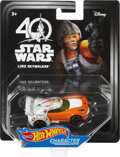 Vista 4 de Hot Wheels Star Wars 40 aniversario Luke Skywalker, vehículo