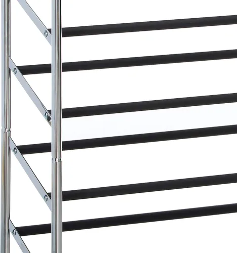 Vista 7 de Whitmor Torre de zapatos de 10 niveles, 50 pares, cromo