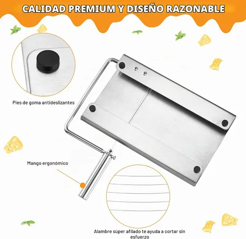 Vista 7 de Cortador de alambre de acero inoxidable con 5 reemplazos de alambre