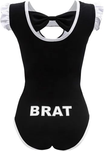 Vista 6 de Littleforbig Pijama mameluco de algodón - Conjunto de falda de princesa secreta de papá Negro