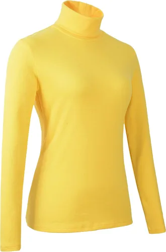 Vista 3 de HieasyFit suéter básico de cuello alto de algodón suave para mujer