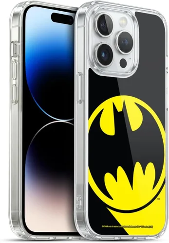 Vista 309 de Head Case Designs Funda de gel con licencia oficial de Batman DC Comics Bat Signal Logos [protección de grado militar] compatible con Apple iPhone 7