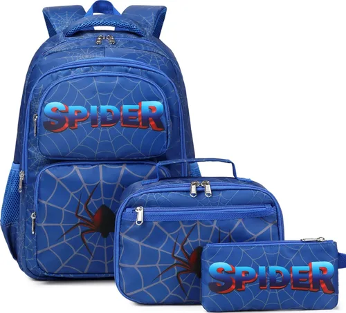 Vista 14 de JIANYA Mochila escolar para niños y niñas Dinosaurio/Púrpura