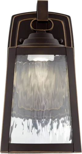 Vista 2 de Minka Lavery Lámpara de pared exterior 73101-143C-L Talera Exterior LED Farol de pared, bronce