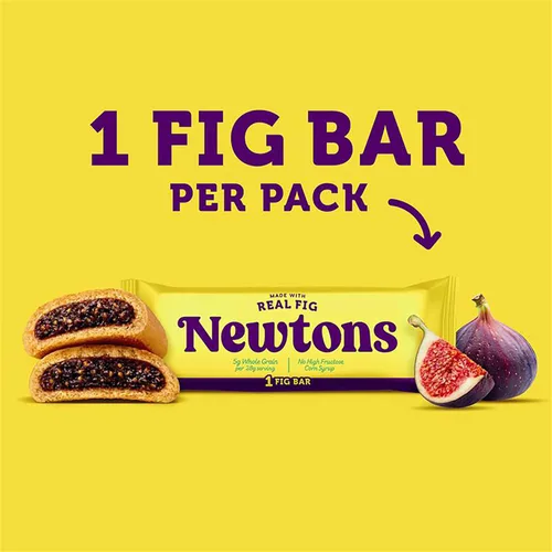 Vista 6 de Newtons Soft & Fruit - Galletas masticables de higo, (barras de higo), 120 paquetes de bocadillos (1 galleta por paquete)