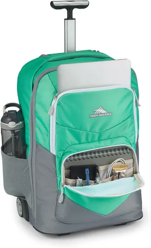 Vista 9 de High Sierra Freewheel Pro Mochila con ruedas, aguamarina, 21