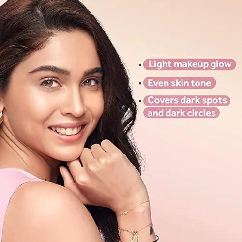 Vista 4 de Abseits BB+ Cream, cobertura instantánea de manchas + maquillaje ligero resplandor, luz, 0.75 onzas