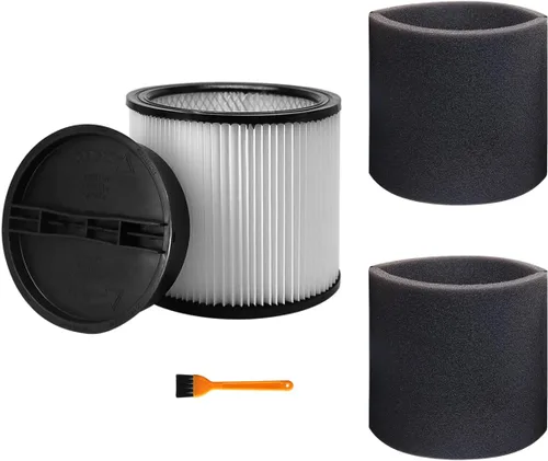 Vista 11 de Filtro de repuesto para aspiradora Shop Vac 90304 90350 90333 903-04-00 9030400 de 5 galones y filtro grande para húmedo y seco