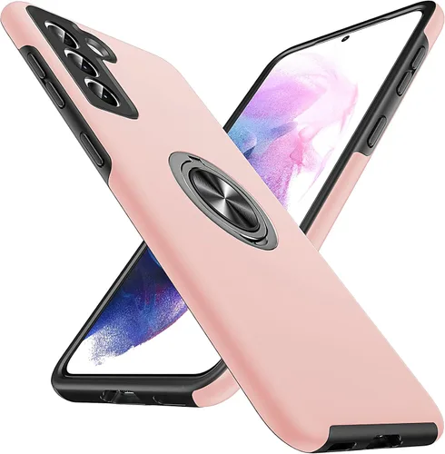 Vista 30 de Anqrp Funda para Samsung Galaxy A53 con soporte de anillo, color negro