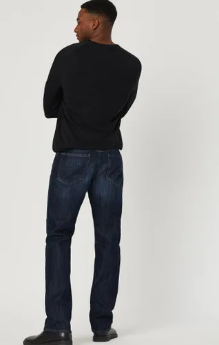 Vista 6 de Mavi Matt Mid Rise Pantalones vaqueros relajados de pierna recta para hombre