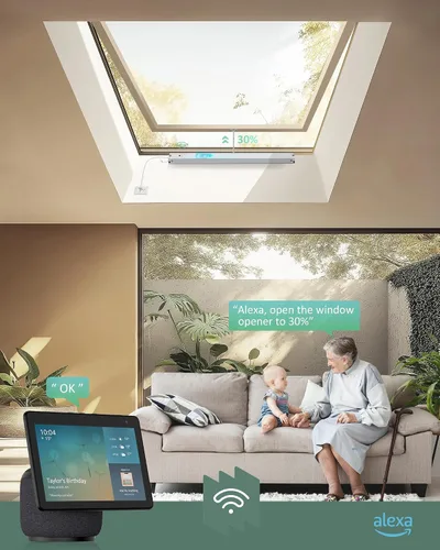 Vista 3 de Yoolax - Abreventanas motorizado inteligente, cerrador automático de ventanas WiFi