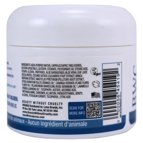 Vista 2 de Beauty without Cruelty Hidratante facial sin aceite, 2 onzas líquidas