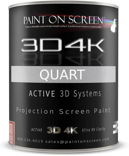 Vista 9 de Pintura para Proyector de Pantalla Paint on Screen Pintura de Pantalla de Proyector de Capa Única de Proyección Corta para Claridad Perfecta