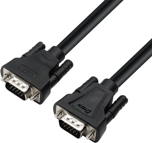 Vista 8 de DTECH Cable VGA a VGA de 5 pies para proyector de monitor de computadora 1080p de alta resolución (4.9 ft)