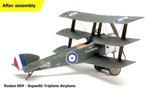 Vista 5 de Roden Kit de modelo de avión triplano Sopwith