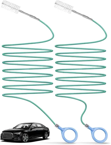 Vista 9 de Herramienta Mejorada de Limpieza de Drenaje de Techo Solar Automático, Cepillo de Drenaje Flexible de 78 Pulgadas, Limpiadores de Tubería Larga