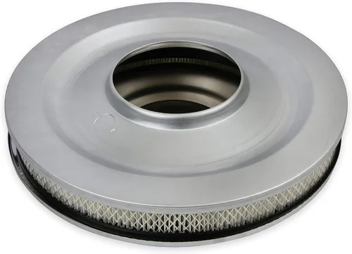 Vista 8 de Mr. Gasket Filtro de aire 1480 - 14 pulgadas de diámetro x 2-1/4 pulgadas de alto - Cromo
