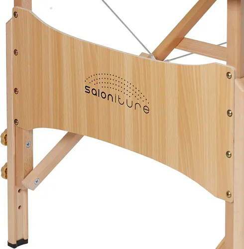 Vista 5 de Saloniture Mesa de masaje plegable portátil básica - Negro