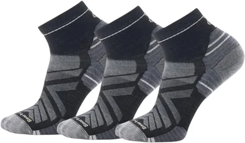 Vista 6 de Smartwool Calcetines tobilleros acolchados para hombre Negro
