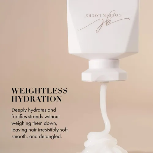 Vista 3 de Goldie Locks Acondicionador Ultra Hidratante Travel Size – 3.4 fl oz – Hidrata el encrespamiento y las puntas abiertas – Sin sulfato – Seguro