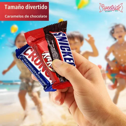 Vista 3 de Paquete variado de dulces de chocolate, dulces de chocolate para fiestas, a granel, 5 libras Bolsa de surtido de dulces de chocolate mixto