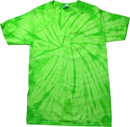 Vista 22 de Colortone Camisetas de teñido anudado de araña para hombres y mujeres, camisetas unisex de manga corta con teñido anudado para adultos Blaze