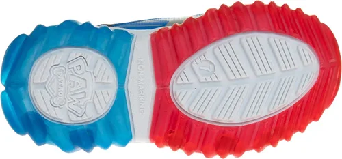 Vista 5 de Paw Patrol - Zapatos deportivos para niños pequeños, tenis deportivos Chase and Marshall sin cordones, ligeros y transpirables, tenis iluminados