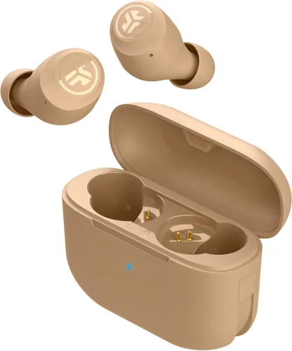 Vista 27 de JLab Go Air Pop+ - Audífonos de conexión dual, sonido EQ3, ámbar-7572W