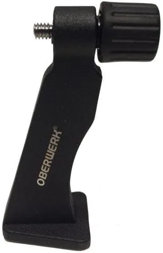 Vista 2 de Oberwerk Adaptador L de servicio pesado: trípode binocular y adaptador monopie/binocular pesado, cámara y soporte de alcance/versátil, estable