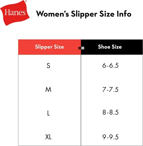 Vista 3 de Hanes Pantuflas tipo zueco de punto gofre suave para mujer con suela para interiores